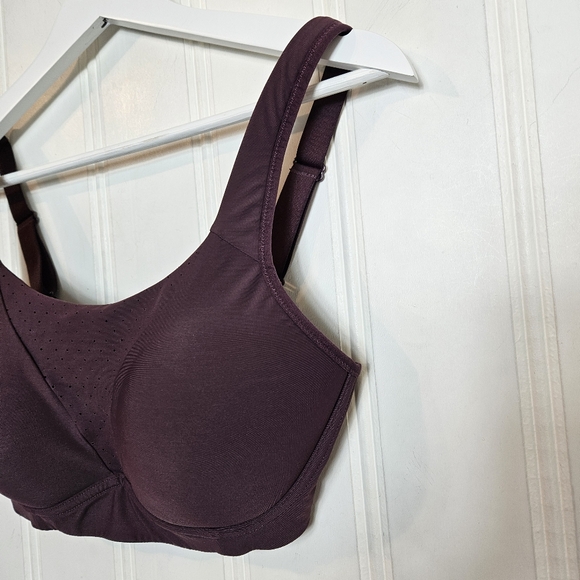 Lululemon Athletica Sports Bra Womens Size 32DD Purple Run Times High Support - Picture 4 of 12